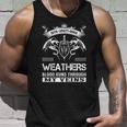 Weathers Blood Runs Through My Veins V2 Unisex Tank Top Gifts for Him