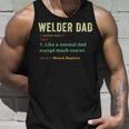 Welder Dad Fathers Day Gift Metalsmith Farrier Blacksmith Unisex Tank Top Gifts for Him