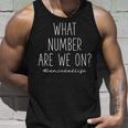 What Number Are We On Funny Cheer Dance Dad Unisex Tank Top Gifts for Him