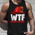 Wheres The Fire Chief Fire Fighters Love Unisex Tank Top Gifts for Him