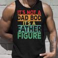 Womens Vintage Its Not A Dad Bod Its A Father Figure Fathers Day Unisex Tank Top Gifts for Him