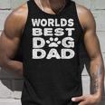 Worlds Best Dog Dad Funny Pet Puppy Unisex Tank Top Gifts for Him
