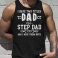 Worlds Best Step Dad Parent Gift For Mens Unisex Tank Top Gifts for Him