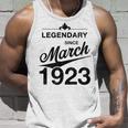 100 Geburtstag 100 Jahre Alt Legendär Seit März 1923 V3 Tank Top Geschenke für Ihn