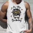 32Nd Birthday Decorations Girl Messy Bun 32 Years Old Bday Unisex Tank Top Gifts for Him