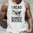 Book Lovers Vintage I Read Banned Books Reading Lovers Unisex Tank Top Gifts for Him