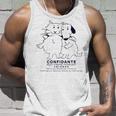 Confidante Best Friend Forever Cat And Dog Unisex Tank Top Gifts for Him