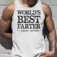 Dad Worlds Best Farter I Mean Father Papa Tank Top Gifts for Him