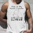 This Is My Echthaar Kostüm Ich Bin Wirklich Ein Elefant Tank Top Geschenke für Ihn