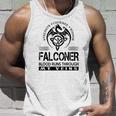 Falconer Blood Runs Through My Veins Unisex Tank Top Gifts for Him