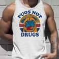 Funny Pugs Not Drugs Gift For Pug Lovers Unisex Tank Top Gifts for Him