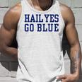 Hail Yes Go Blue Unisex Tank Top Gifts for Him