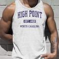 High Point North Carolina Nc Vintage Athletic Sports Tank Top Gifts for Him