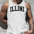 Illini Athletic Arch College University Alumni Unisex Tank Top Gifts for Him