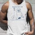 Karma Is A Cat Purring In My Lap Cause It Loves Me Cat Love Unisex Tank Top Gifts for Him