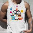 Kinder Pinguin-Party 9. Geburtstag Unisex TankTop, Pinguin Mottoparty Outfit Geschenke für Ihn