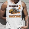 Kinder Traktor Unisex TankTop Endlich 2 Jahre: Jetzt Fahre Ich für Jungen Geschenke für Ihn