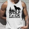 Lifetime Wolf Pack Member | I Love Wolves Funny Wolves Unisex Tank Top Gifts for Him