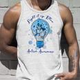 Light It Up Blue Autism I Wear Blue For Awareness Unisex Tank Top Gifts for Him