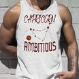 Live For Capricorn Ambitious Zodiac Sign Unisex Tank Top Gifts for Him