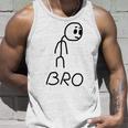 Meme Stickman Funny Bro Unisex Tank Top Gifts for Him
