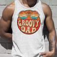 Mens Groovy Dad 70S Aesthetic Nostalgia 1970S Retro Dad Unisex Tank Top Gifts for Him