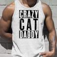 Mens Vintage Crazy Cat Daddy Funny Best Cat Dad Ever Unisex Tank Top Gifts for Him