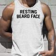 Resting Beard Face Unisex Tank Top Gifts for Him