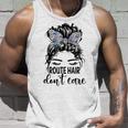 Route Hair Dont Care Messy Bun Mom Womens Tank Top Gifts for Him