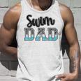 Swim Dad Swimming Diving Camo Western Fathers Day Unisex Tank Top Gifts for Him