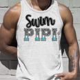 Swim Pipi Swimming Diving Camo Western Fathers Day Unisex Tank Top Gifts for Him
