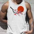 Vintage Sakura Cherry Blossom Tree Japanese Culture Unisex Tank Top Gifts for Him
