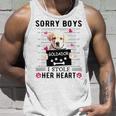 Yellow Goldador Sorry Boys I Stole Her Heart Unisex Tank Top Gifts for Him