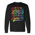 18 Year Old Tie Dye 18Th Birthday Women Girl Awesome 2005 Long Sleeve T-Shirt Gifts ideas