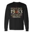 1963 Vintage Geburtstag Rock And Roll Heavy Metal Gesch Langarmshirts Geschenkideen