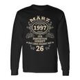 26 Geburtstag Geschenk Mann Mythos Legende März 1997 Langarmshirts Geschenkideen