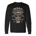 30 Geburtstag Geschenk Mann Mythos Legende März 1993 Langarmshirts Geschenkideen