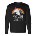 40Th Birthday 40 Years Old Unicorn Awesome Since 1979 Shirt Long Sleeve T-Shirt T-Shirt Gifts ideas