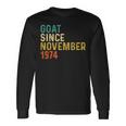 48 Geburtstag 48 Jahre Alte Ziege Seit November 1974 Langarmshirts Geschenkideen