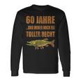 60 Jahre Geburtstag Angler Langarmshirts, Toller Hecht Vintage Design Geschenkideen