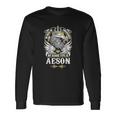 Aeson Name In Case Of Emergency My Blood Long Sleeve T-Shirt Gifts ideas