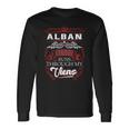 Alban Blood Runs Through My Veins Long Sleeve T-Shirt Gifts ideas