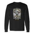 Amada Name In Case Of Emergency My Blood Long Sleeve T-Shirt Gifts ideas