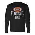American Football Dad Vintage Game Day Sports Lover Fan Dad Long Sleeve T-Shirt Gifts ideas