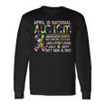 April Is National Autism Awareness Month Autism Awareness Long Sleeve T-Shirt T-Shirt Gifts ideas