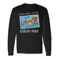 Asbury Park New Jersey Nj Travel Souvenir Postcard Long Sleeve T-Shirt Gifts ideas