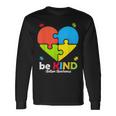 Autism Awareness Be Kind Puzzle Heart Kindness Long Sleeve T-Shirt T-Shirt Gifts ideas