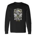 Avila Name In Case Of Emergency My Blood Long Sleeve T-Shirt Gifts ideas