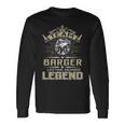 Barger Name Team Barger Lifetime Member Legend Long Sleeve T-Shirt Gifts ideas