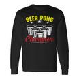 Beer Pong Champion Alkohol Trinkspiel Beer Pong Langarmshirts Geschenkideen
